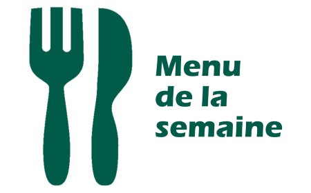 Le menu de la semaine