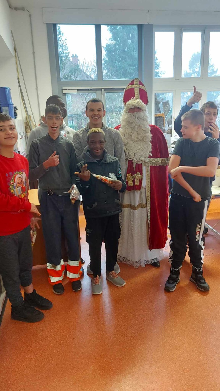 Visite de Saint-Nicolas au Vert Bocage