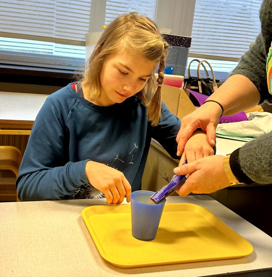 Petit déjeuner à l'école