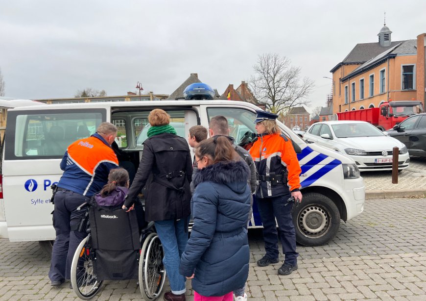 Animation dispensée par la police de Chièvres