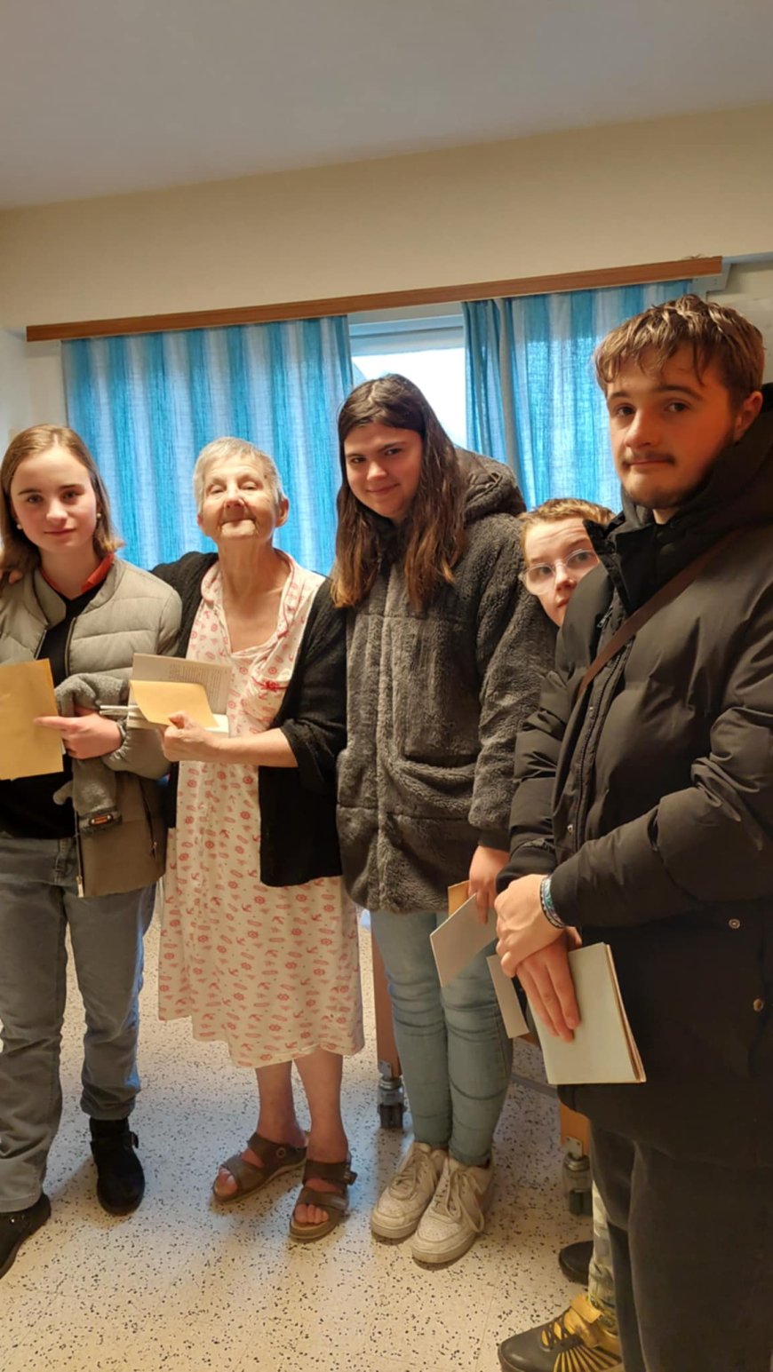 Visite aux résidents du home Alphonse Marie à Templeuve