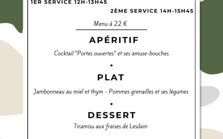 Menu des portes ouvertes