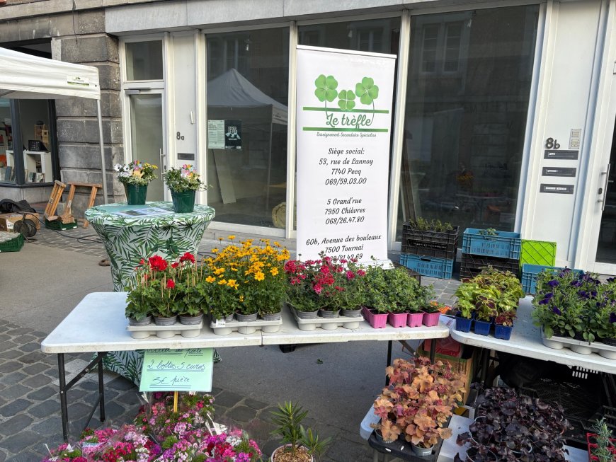 Marché aux les fleurs
