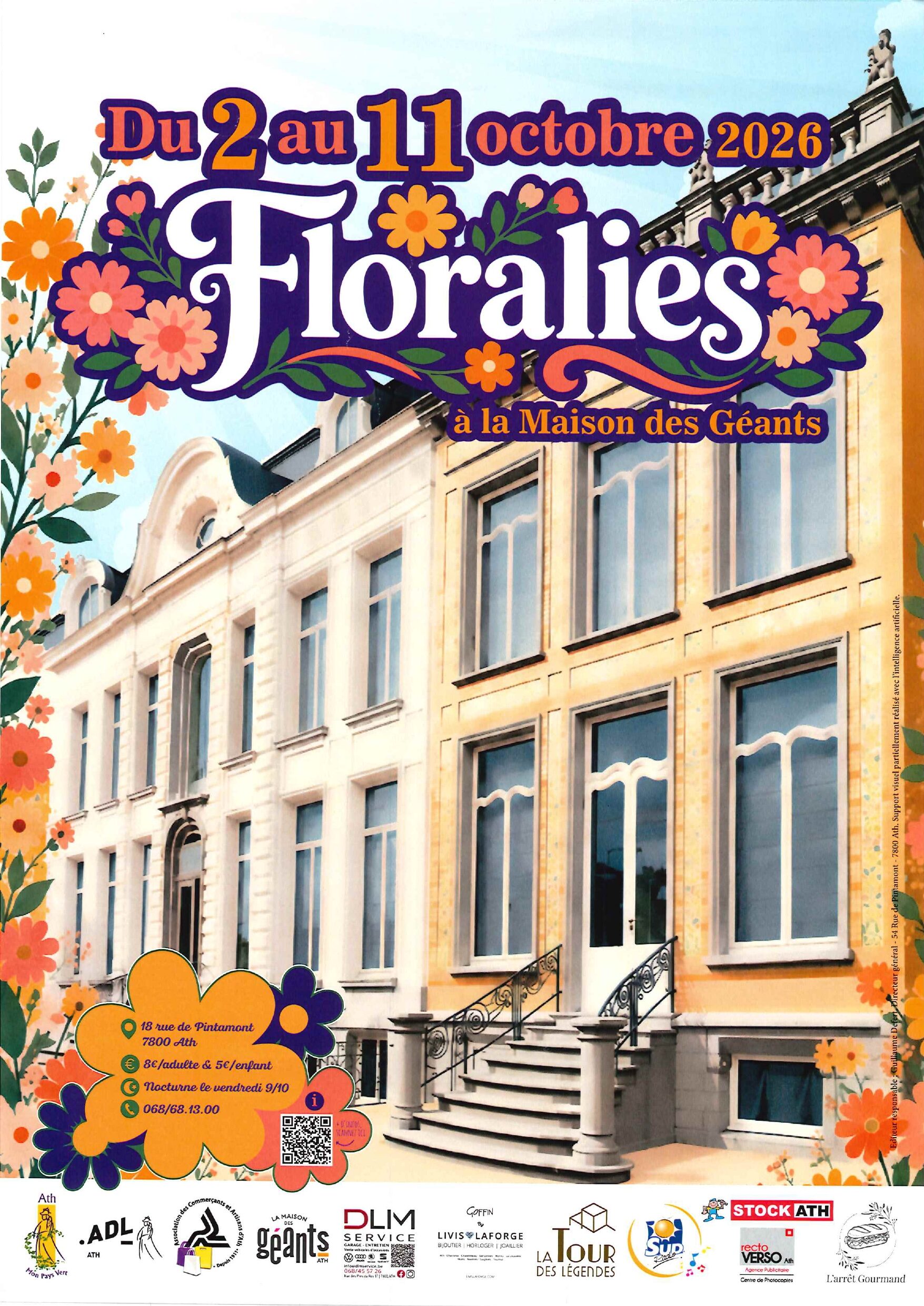 Floralies Athoises décoration Ecole le Trèfle
